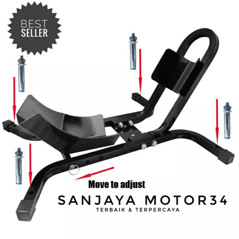 Wheel Clamp Motor MOGE METIC SPORT Termurah Terbaik Paddock Motor Front Paddock Paddock Depan