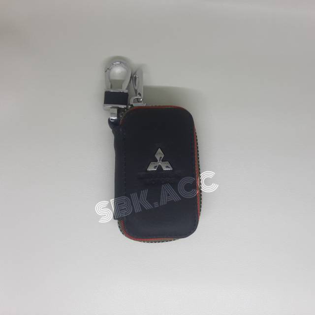 Dompet Stnk Kulit Mitsubishi/ Gantungan Kunci Stnk Mitsubishi/ Dompet Kunci Mobil Mitsubishi