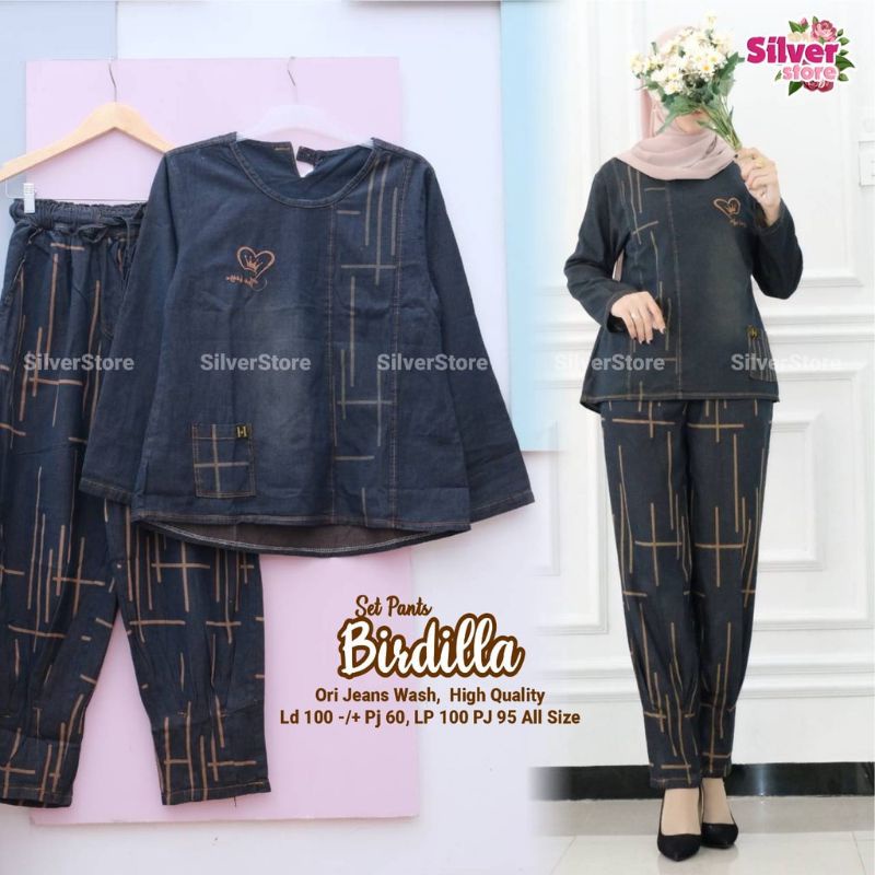 birdilla ORI set pants jeans wash