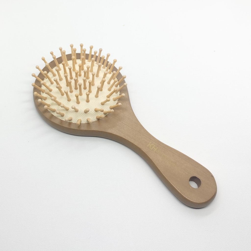 SISIR KAYU KOREA BULAT PREMIUM TAHAN LAMA WOOD COMB