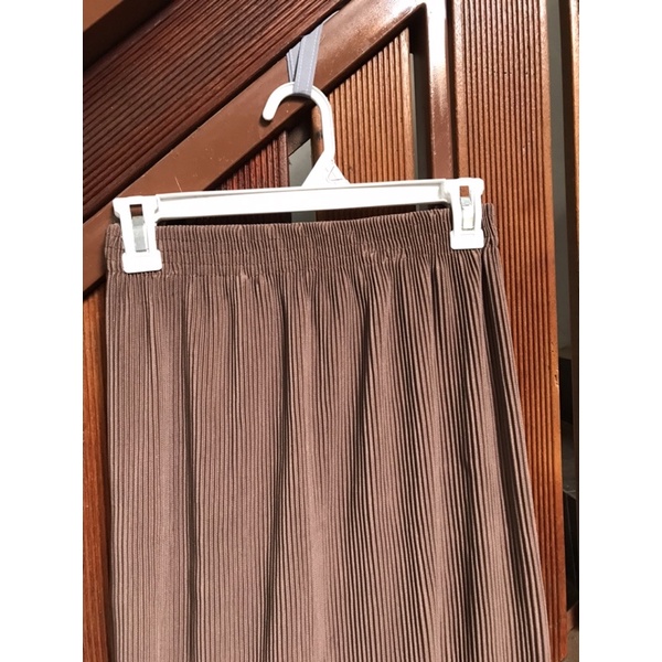 EKSKLUSIF PREMIUM ROK LIDI WAVY PLEATS SPAN WANITA MUSLIMAH TERMURAH  PANJANG JUMBO BESAR Lana ^_^