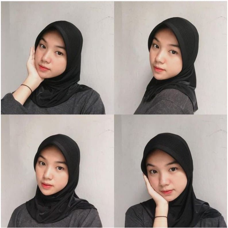 Hijab Sport Olahraga Pusatgrosir_solo/ Jilbab Sport Murah/ Jilbab Instan Jokowi-4