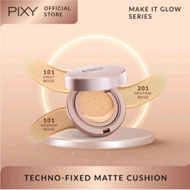 PIXY make it glow techno fixed matte cushion