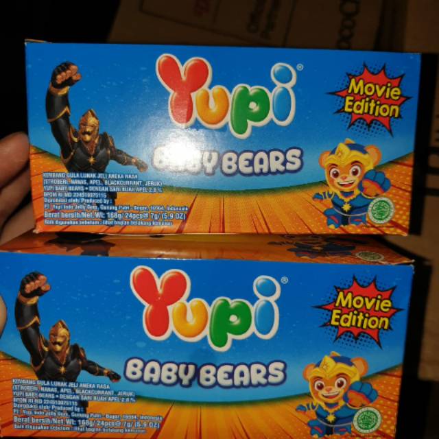 

Yupi Baby Bears isi 24pcs