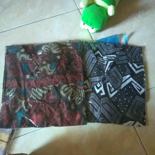 Diskon Bswart Batik Hrb026 Kenongo Hem Pendek Anjani Biru Pekalongan M L Xl Batik Pria Murah Modern