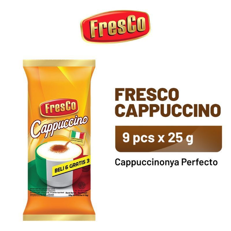 

Fresco Cappucino Sachet 6+3 25gr