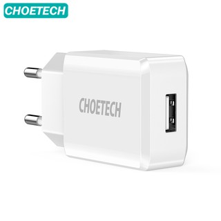 Choetech 5v 2a Single Dual Usb Port Wall Charger Universal Travel Charger Adapter C0029eu Shopee Indonesia