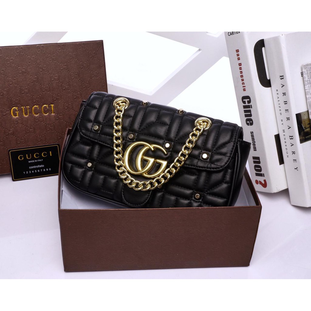 GUCCI  CODE : 9015#09 HANDBAG KANTOR WANITA TAS CEWEK GROSIR IMPORT BATAM MURAH COD