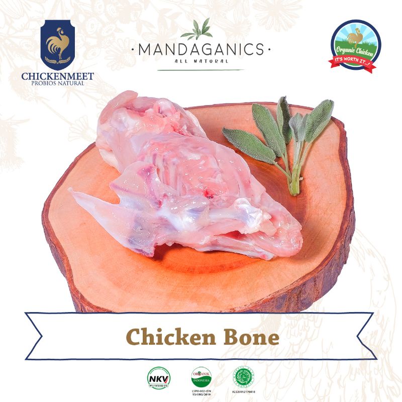 

TULANG AYAM ORGANIK PROBIOTIK | ORGANIC CHICKEN BONE 1KG CHICKEN MEET