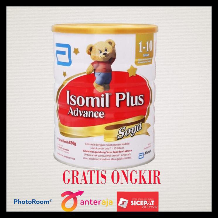 MURAH Susu Isomil Plus Advance Soya ukr 850gr free ongkir