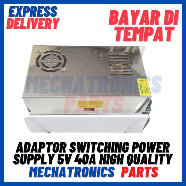 [PSU-9051] ADAPTOR SWITCHING POWER SUPPLY 5V 40A HIGH QUALITY