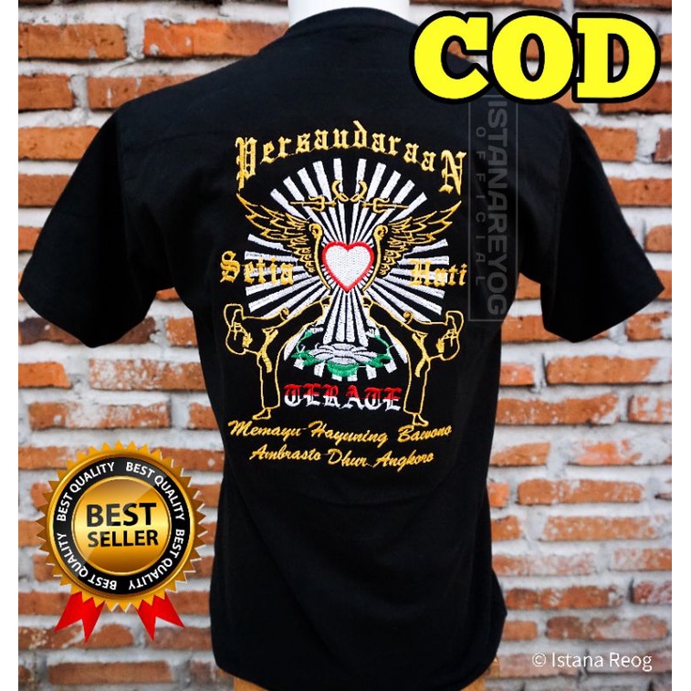 KAOS WARGA PSHT BORDIR 001 / JEMPER PSHT / SETIA HATI TERATE / SAKRAL WARGA PSHT/ KAOS WARGA PSHT / KAOS JEMPER SETUA HATI / KAOS TERATE