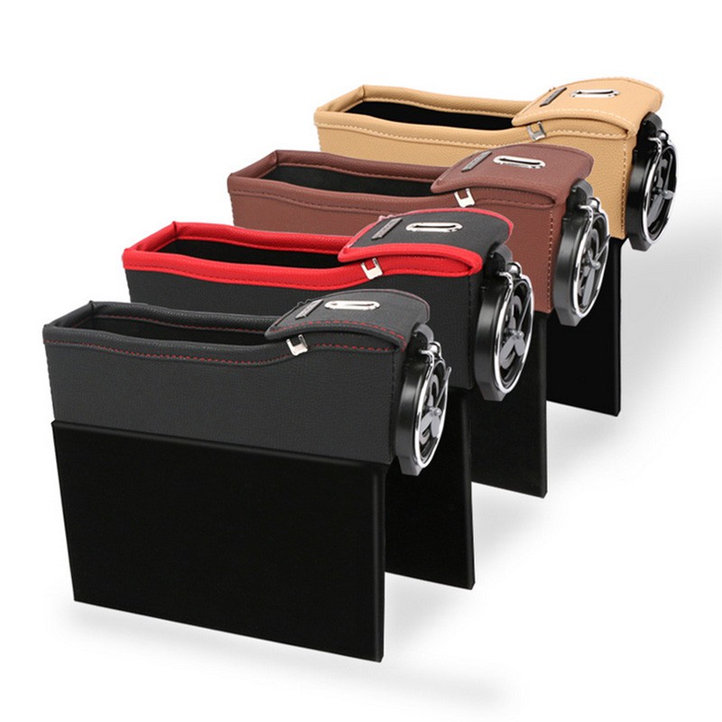 KWHEEL Kotak Organizer Penyimpanan Barang Mobil Seat Gap Filler Master - CL-005 - Black