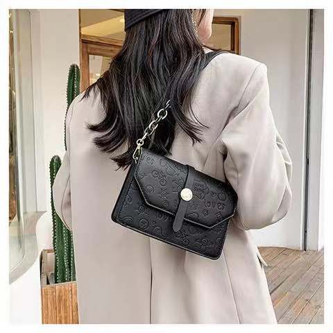 Rowling (Tas-145)Tas Bahu Wanita/Tas Selempang Wanita Happy Love/Tas Selempang Cantik Dan Elegan Import