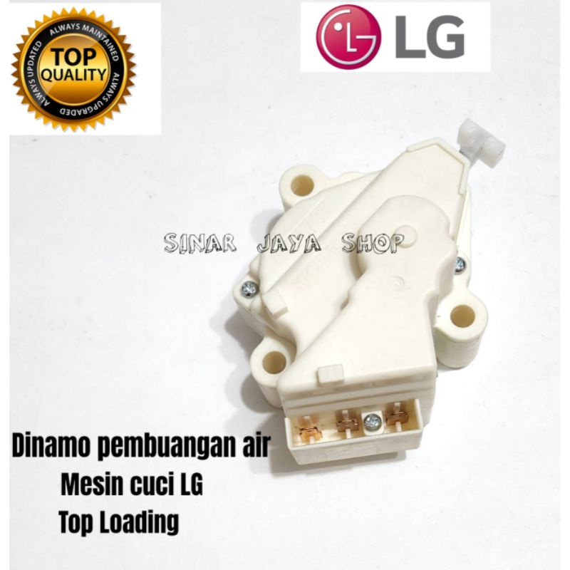 DINAMO MOTOR DRAIN MESIN CUCI PEMBUANGAN MESIN CUCI LG TURBO DRUM TOP LOADING