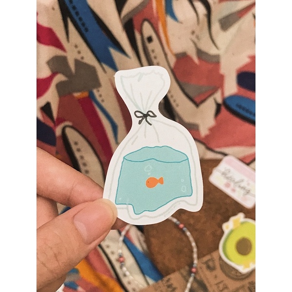 

LIL FISHY! sticker piece