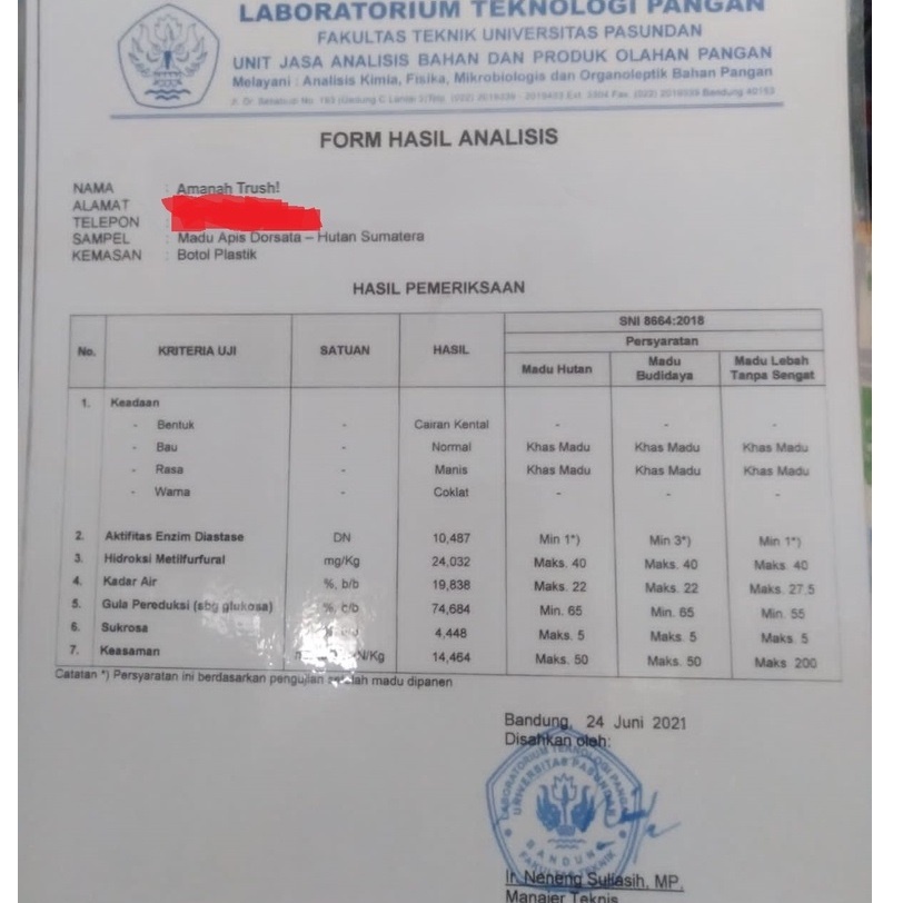 

Bny31 MADU ASLI MURNI (HUTAN SIALANG) 1KG