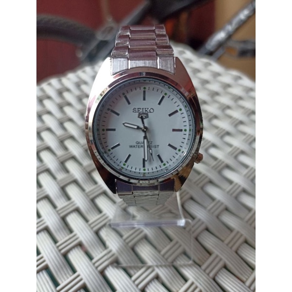 COD Seiko Quartz Lokal / Jam Tangan Pria Casual/Jam Tangan Seiko Rantai/Jam Tangan Pria Lokal BONUS 