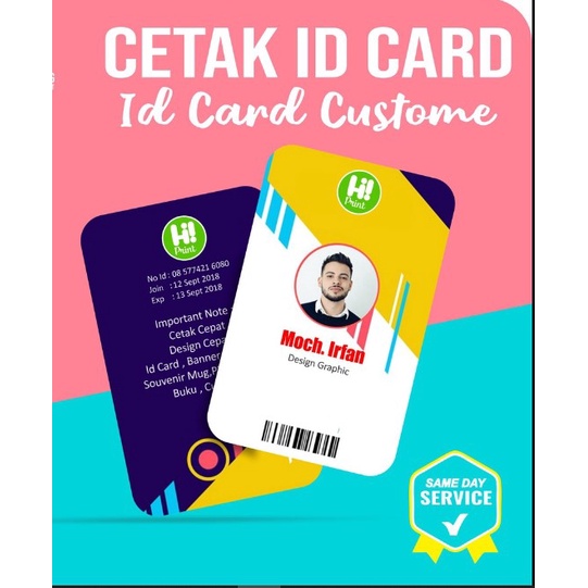 

CETAK ID CARD MURAH 2 MUKA