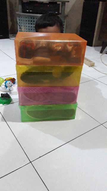 Kotak / Box Sepatu Transparan (ketebalan 0.6 Mm) - Min Order 5pcs