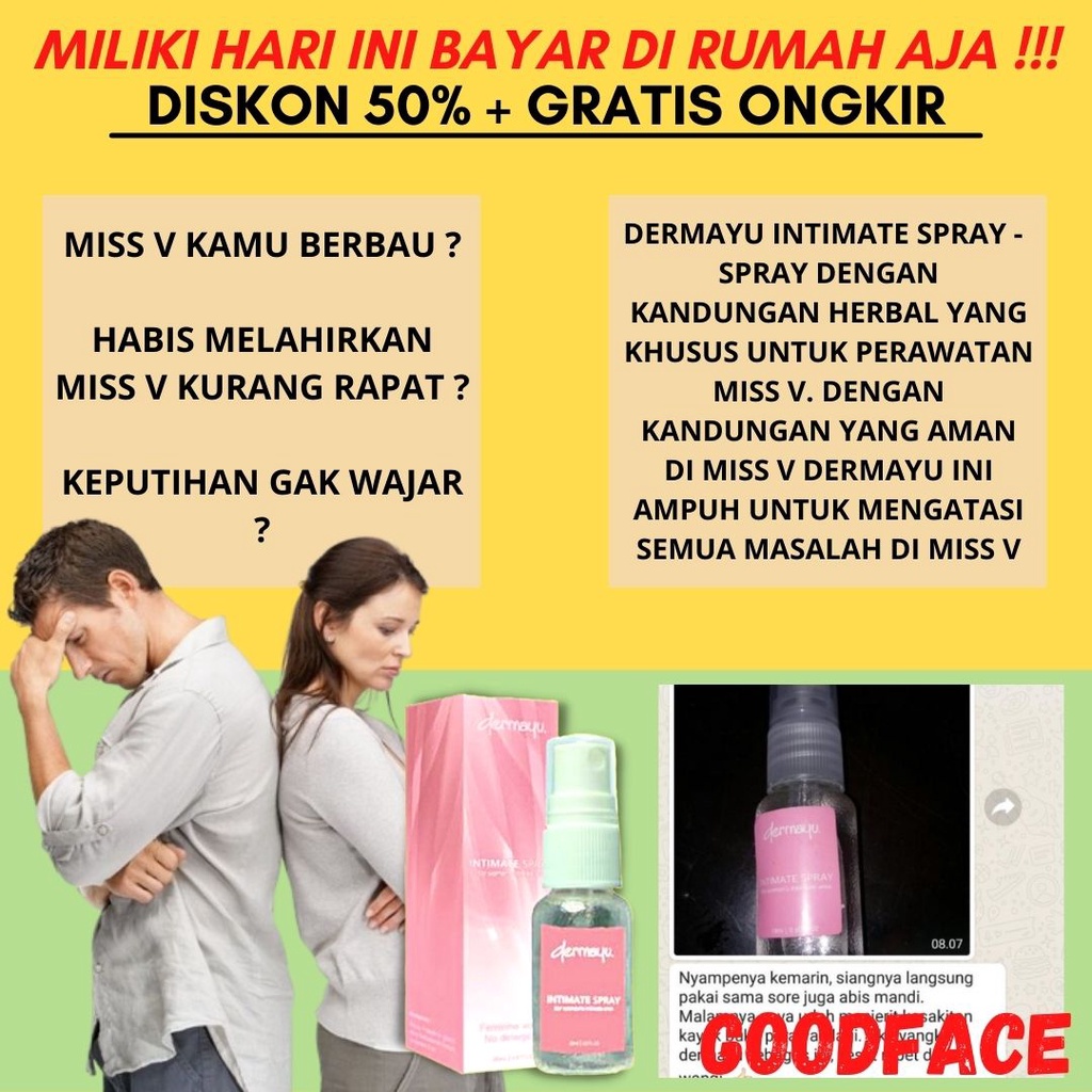 DERMAYU INTIMATE SPRAY 20ML - PERAPAT VAGINA - RAPET VAGINA - PERAPET MISS V PERAPAT MISS V SERUM