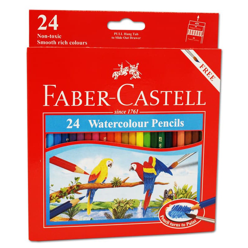 

Pensil Warna Faber Castell 24 Watercolour grosir ecer 114464