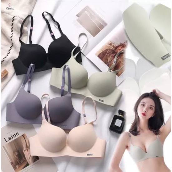 PUSH UP SEAMLESS CUP BRA BH TANPA KAWAT HIGH QUALITY NYAMAN DIPAKAI