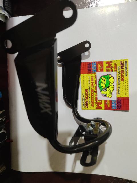 Breket plat nomor yamaha n max merk RPM kuat dan presisi ya