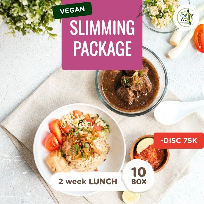 

Bellywell Vegan Slimming 2 Week Lunch