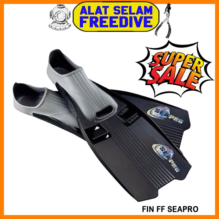 Jual Fin Full Foot Kaki Katak Selam Snorkeling Seapro Kaki Bebek Sepatu Bebek Renang Fins Swimming Indonesia Shopee Indonesia