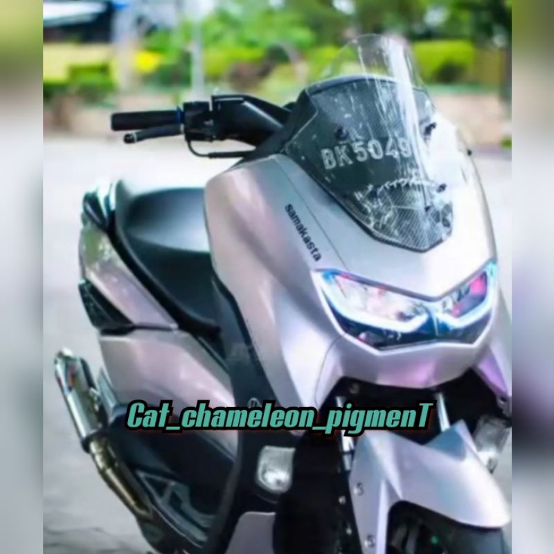 cat bunglon putih motor mobil 250ml