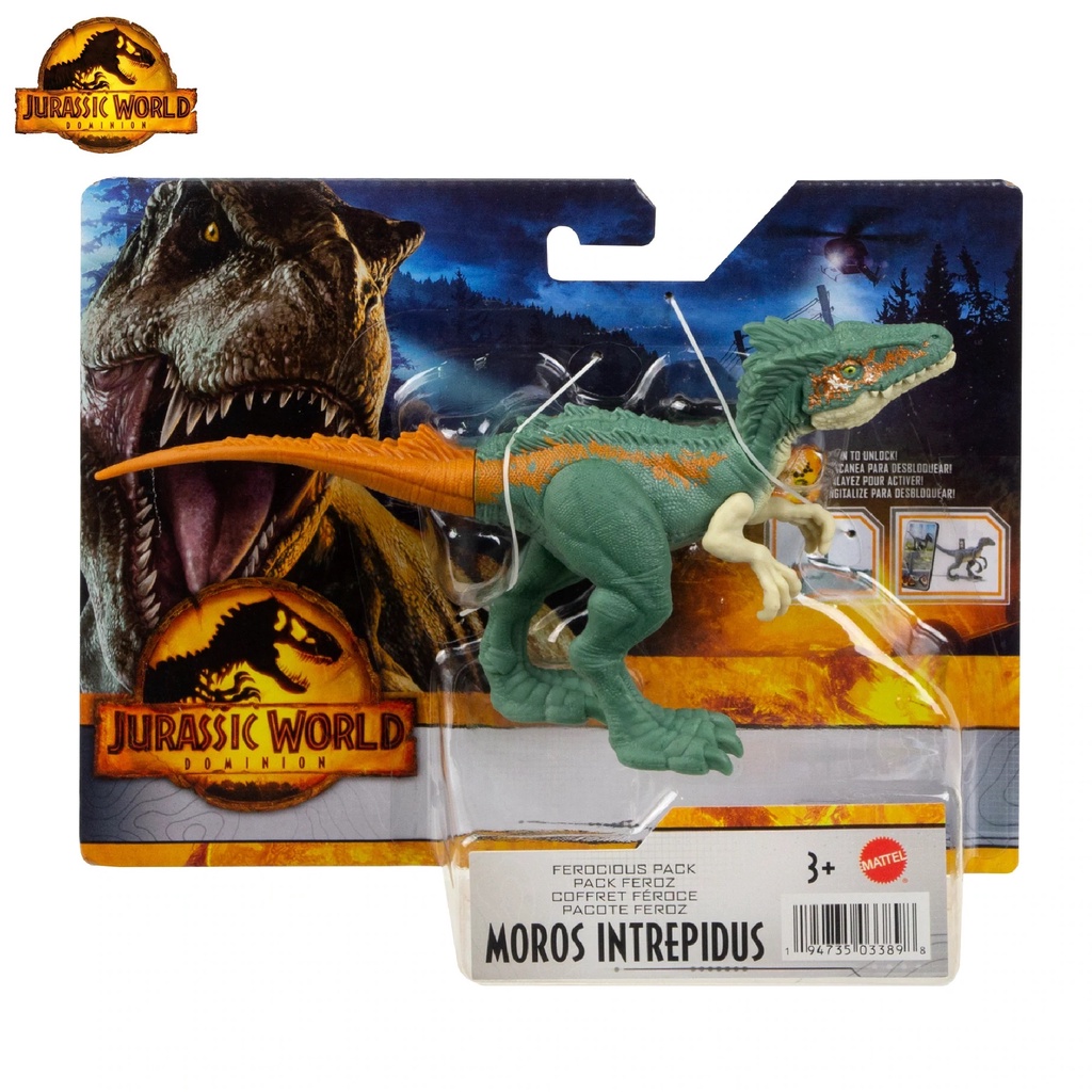 JURASSIC WORLD 2022 Dominion Ferocious Pack Moros Intrepidus Figure