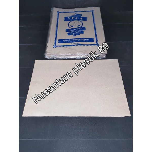 

Kertas Nasi Coklat 40 Lembar / Kertas Nasi Warteg / Kertas nasi uduk