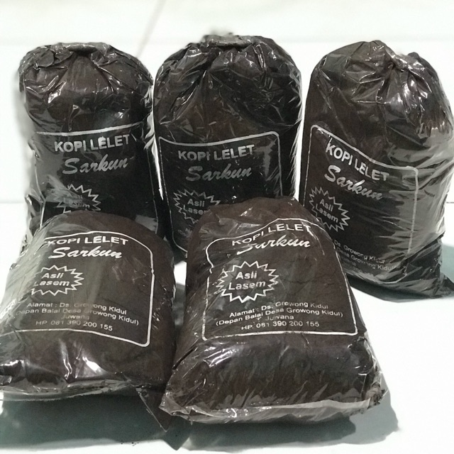 

Kopi lelet khas lasem 500gr (1/2kg)