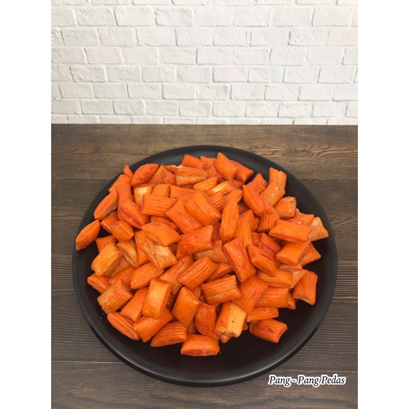 

PANG-PANG PEDAS 500 GRAM | STIK KOTAK KATIK PEDAS | PANGPANG PEDAS SNACKY MEDAN