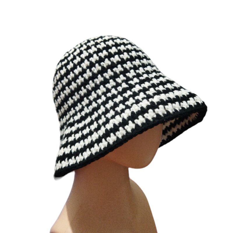 Bucket Hat Rajut Handmade