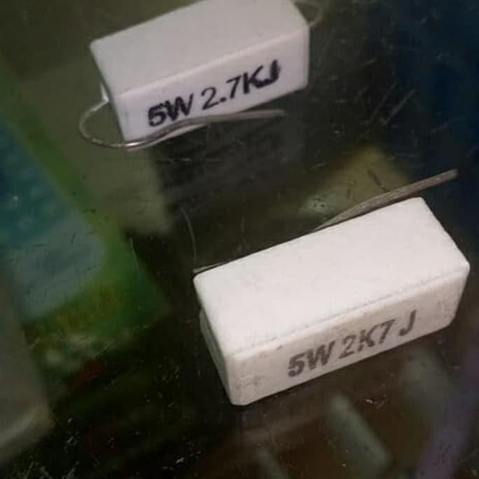 Resistor 5Watt 5 Watt 2K7 2.7K Ohm RTRAVO2 Ayo Order