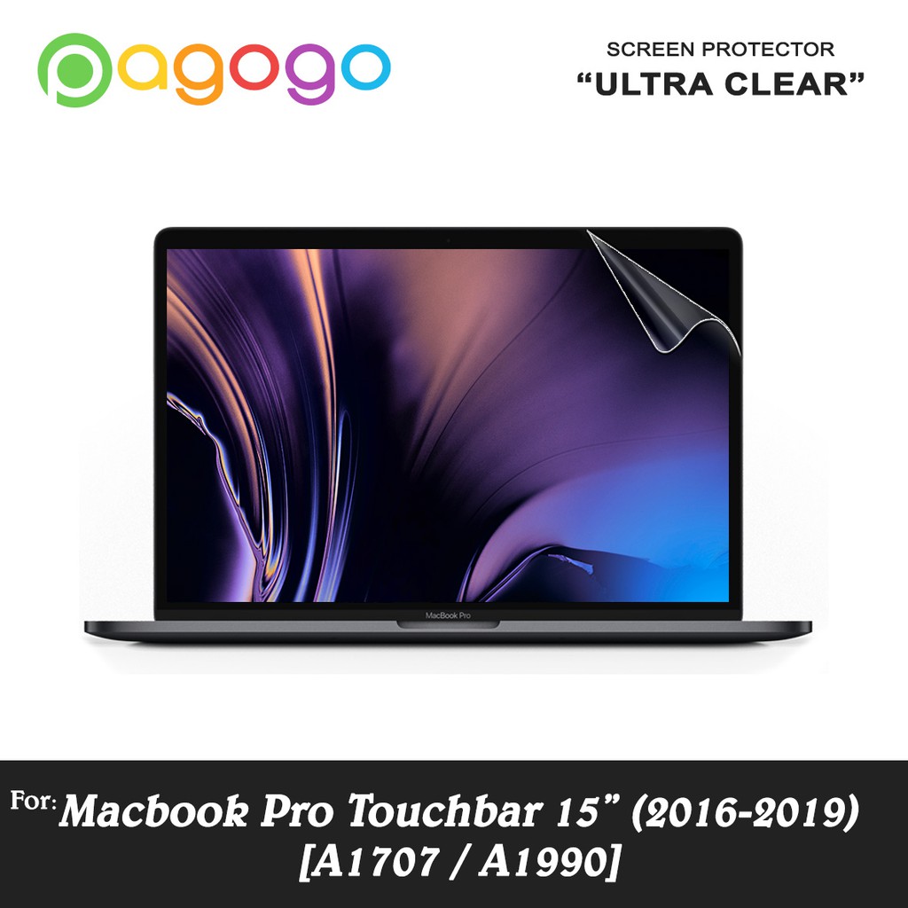 Screen Protector Guard Macbook Pro Touch Bar 15 15.4 MV932 MV942 MV952 Clear