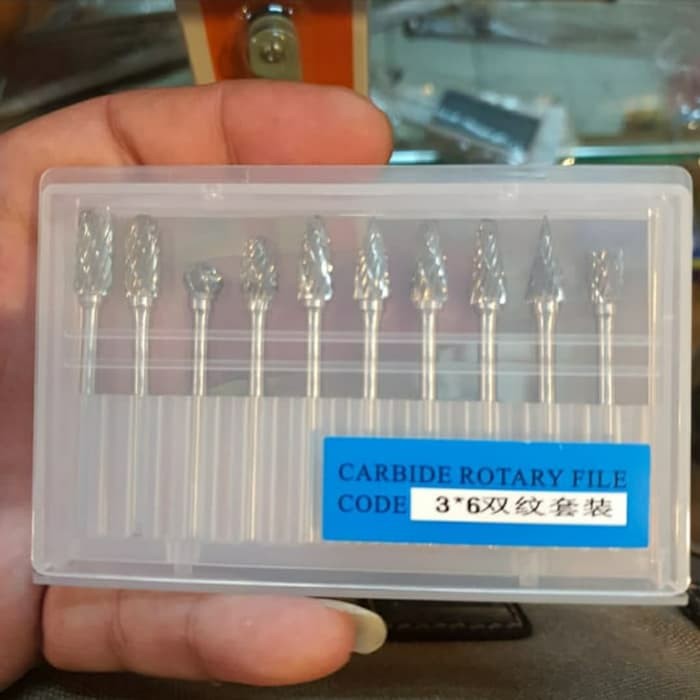 (LjT) carbide rotary file/mata bor kikir besi dan stainless steel