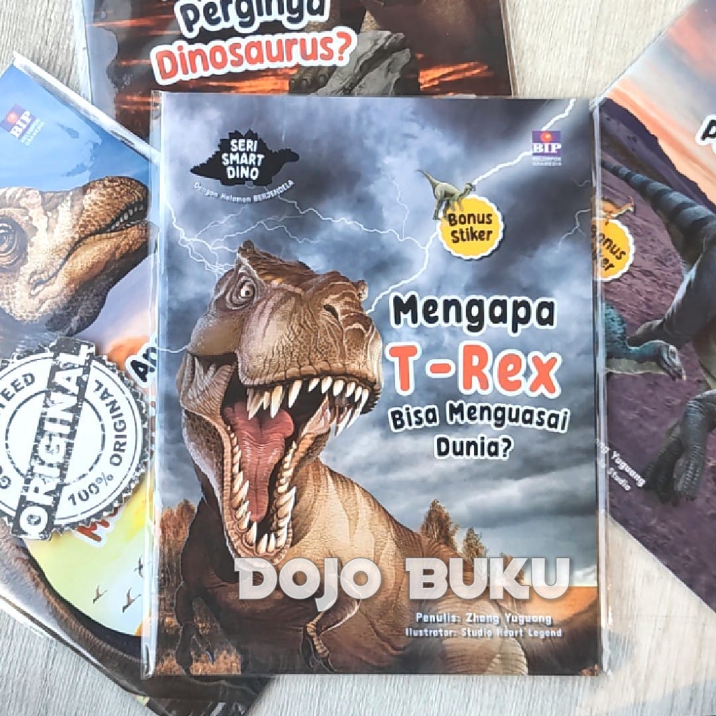 Buku Seri Smart Dino: Mengapa T-Rex Bisa Menguasai Dunia? by Zhang Yuguang