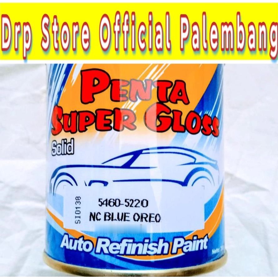 Blue Biru Oreo Penta Super Gloss Cat Mobil Motor Solid NC