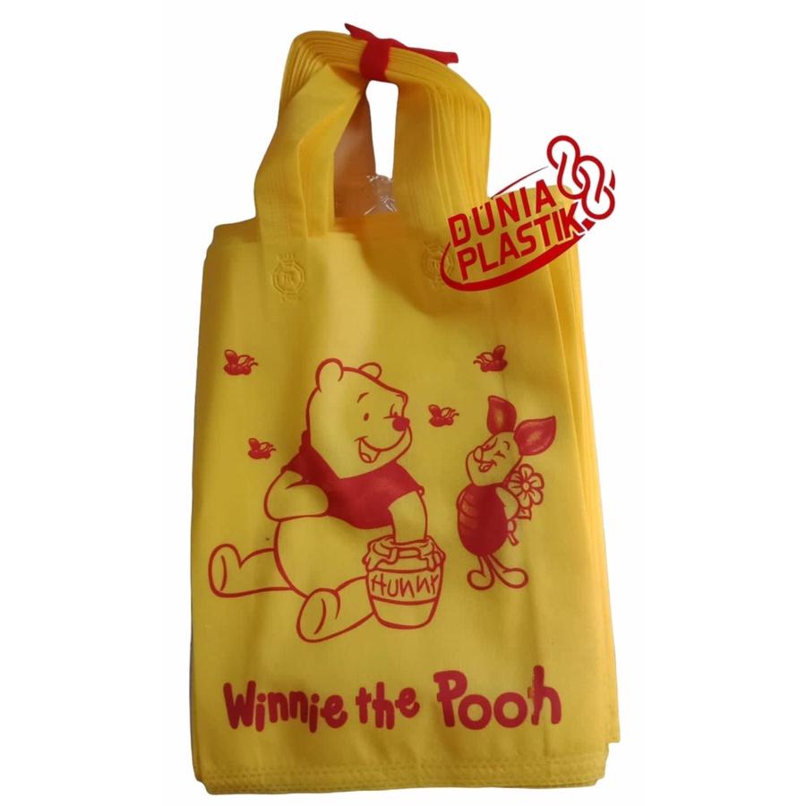 isi12pc TAS KAIN KARAKTER sablon acara party pesta ultah ulang tahun anak souvernir goodie bag kado spunbob gasset tas ramah lingkungan anak cowok cewek spidermen hellokiti unicorn frozen doraemon cars tayo lol tsumtsum-3