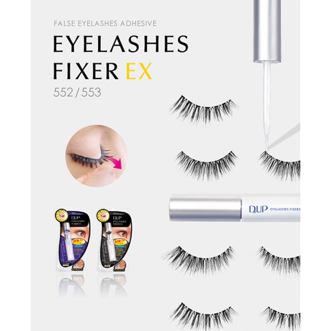 D.U.P Eyelash Glue(Black/Clear/Latex) - Lem Bulu Mata Palsu