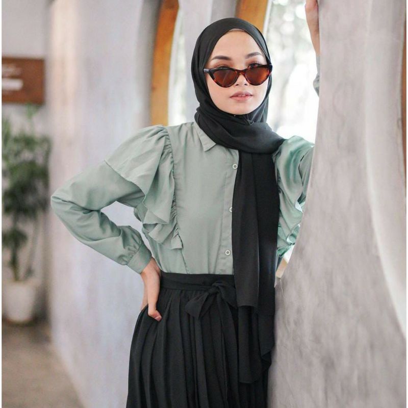 HANAKA BLOUSE - BLOUSE KEMEJA WANITA - KOREAN STYLE