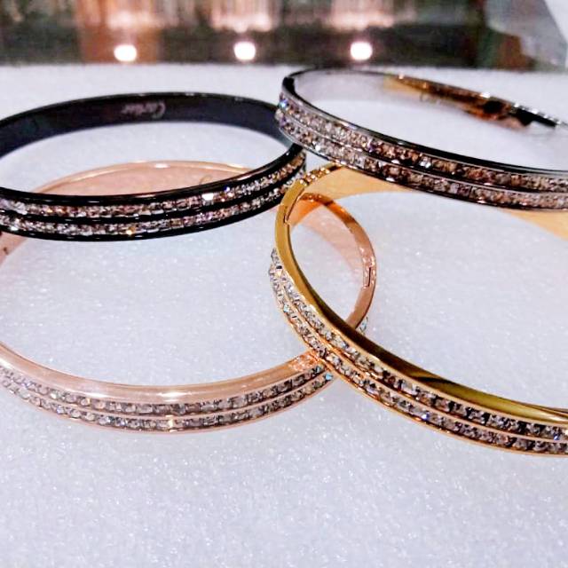 gelang Cartier full mata premium