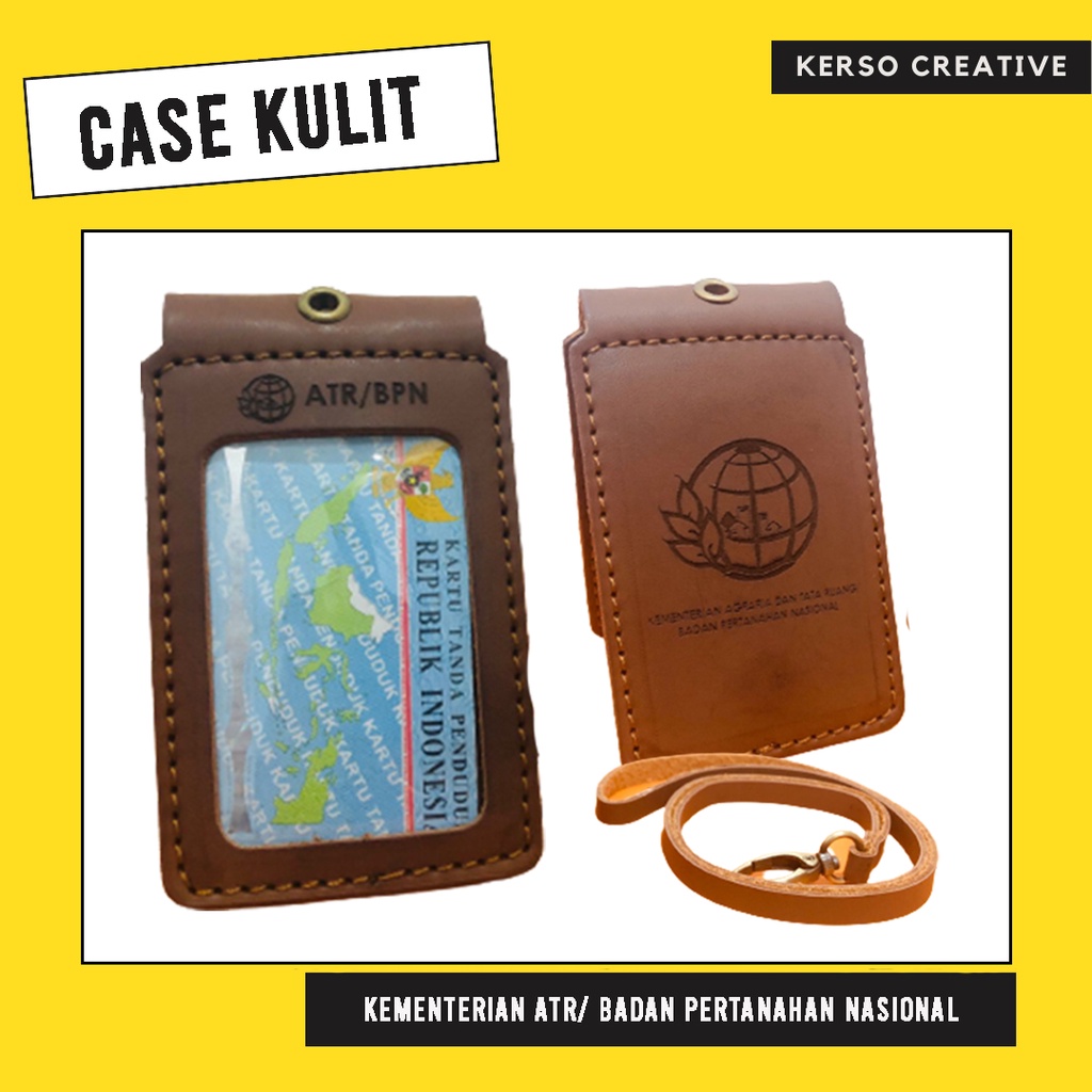 

Case Id Card Kulit Kalung Magnet Kementerian ATR/BPN, Pertanahan