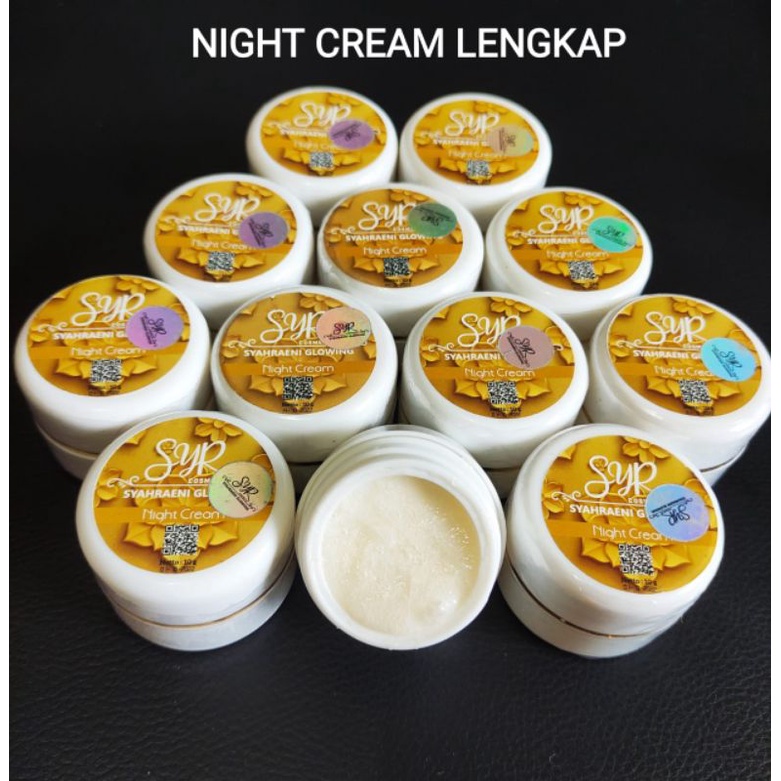 COD Eceran Beauty night cream paket super syahraeni glowing nigth cream syahreni glowing cream malam