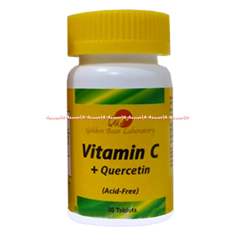 Golden Bear Laboratory Vitamin C Quercetin Non Acidic 30tablets Vit.C Vit C GoldenBear