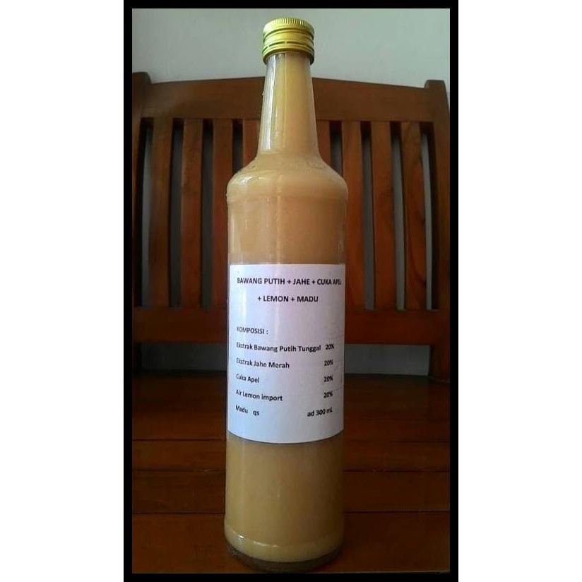 

JUS BAWANG PUTIH TUNGGAL+JAHE+LEMON+CUKA APEL