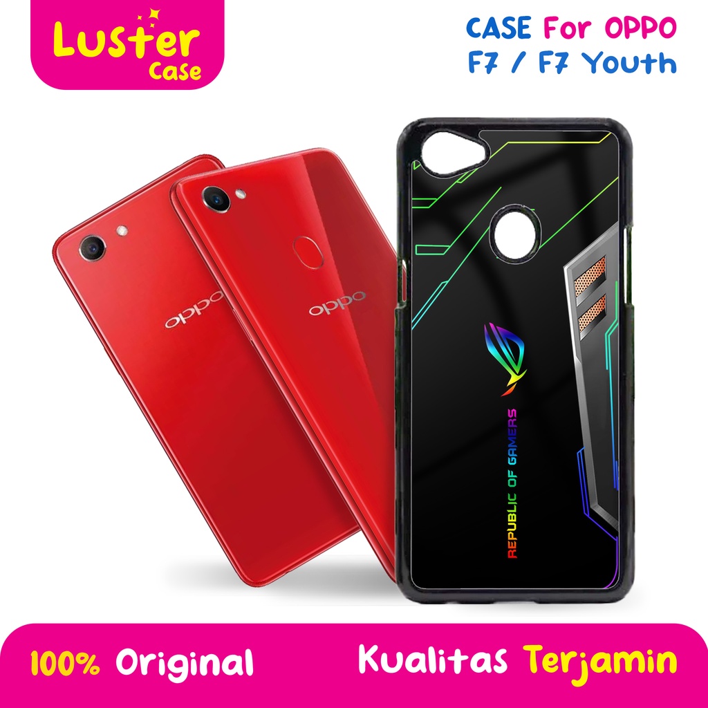 Case OPPO F7 Terbaru - Case [ ROG ] OPPO F7 - Case Hp - Casing Hp - Softcase Glossy - Softcase  - Ca